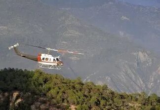 Dos muertos tras estrellarse helicóptero militar en el centro de Texas