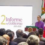 Sheinbaum presume 51% menos homicidios y obras de agua en su Segundo Informe